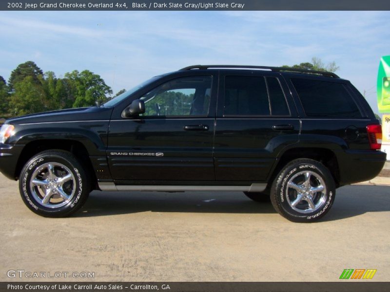 Black / Dark Slate Gray/Light Slate Gray 2002 Jeep Grand Cherokee Overland 4x4