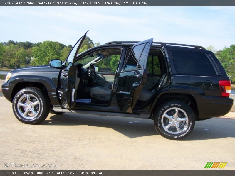Black / Dark Slate Gray/Light Slate Gray 2002 Jeep Grand Cherokee Overland 4x4