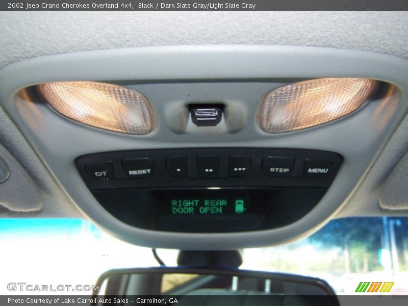 Black / Dark Slate Gray/Light Slate Gray 2002 Jeep Grand Cherokee Overland 4x4