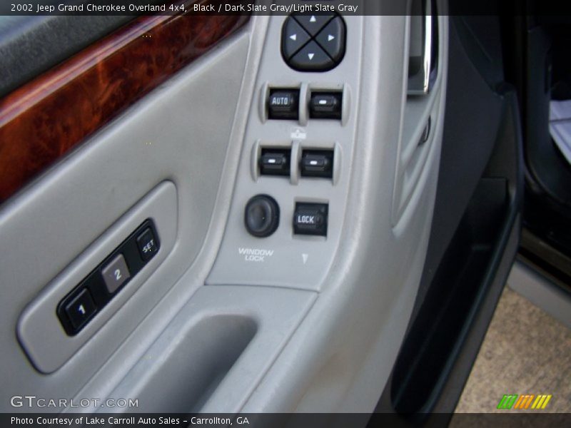 Black / Dark Slate Gray/Light Slate Gray 2002 Jeep Grand Cherokee Overland 4x4
