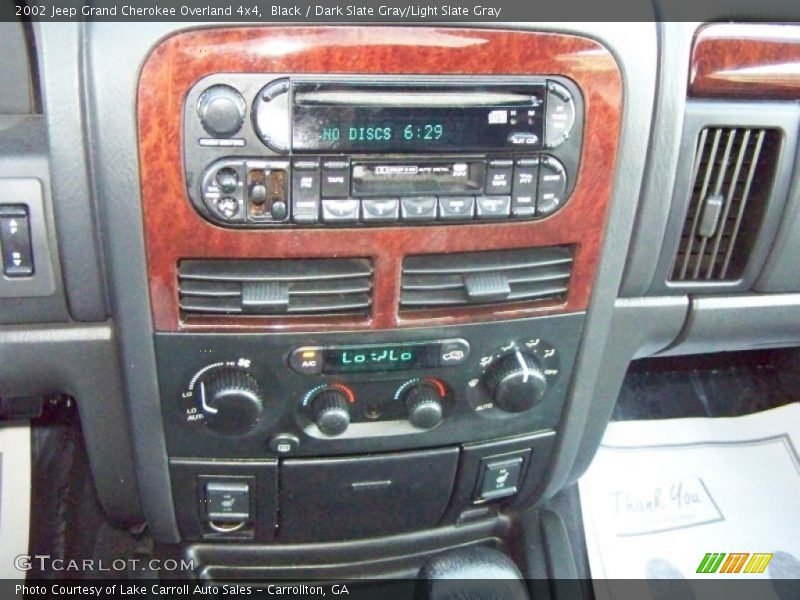 Controls of 2002 Grand Cherokee Overland 4x4