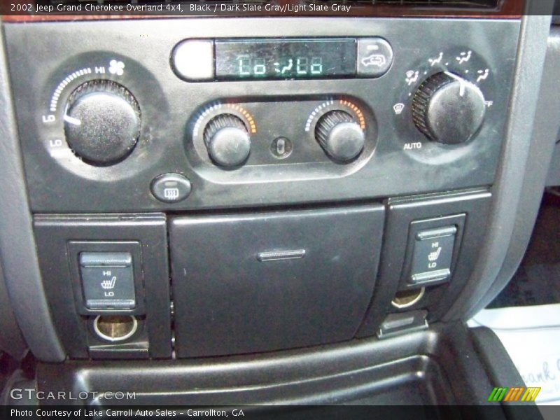 Black / Dark Slate Gray/Light Slate Gray 2002 Jeep Grand Cherokee Overland 4x4