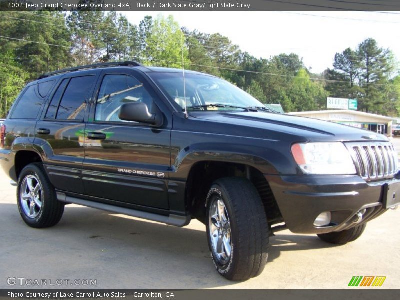 Black / Dark Slate Gray/Light Slate Gray 2002 Jeep Grand Cherokee Overland 4x4