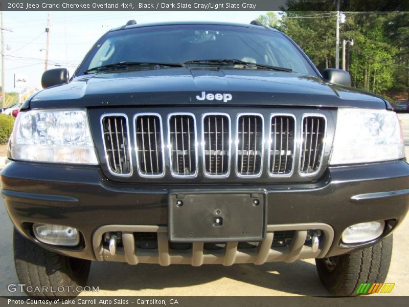 Black / Dark Slate Gray/Light Slate Gray 2002 Jeep Grand Cherokee Overland 4x4