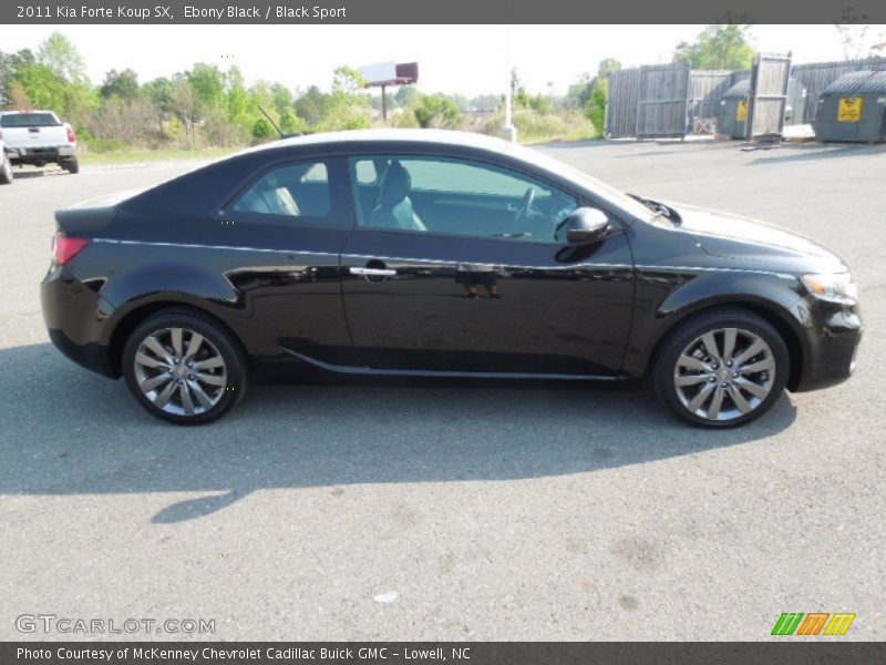 Ebony Black / Black Sport 2011 Kia Forte Koup SX