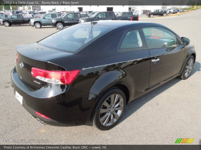 Ebony Black / Black Sport 2011 Kia Forte Koup SX