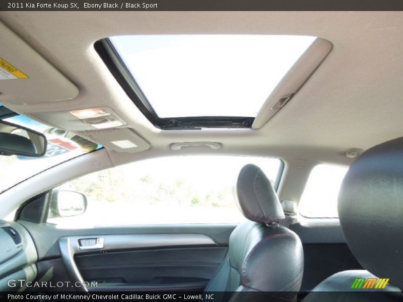 Ebony Black / Black Sport 2011 Kia Forte Koup SX