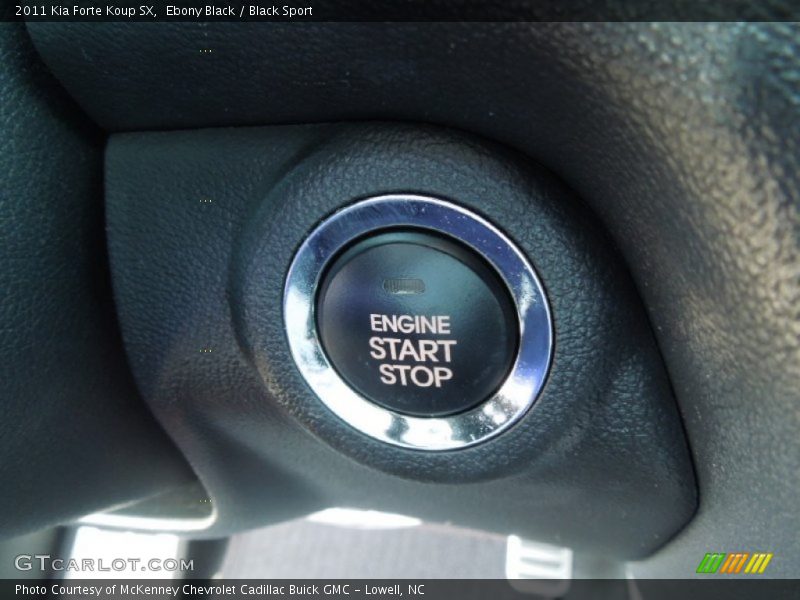 Ebony Black / Black Sport 2011 Kia Forte Koup SX