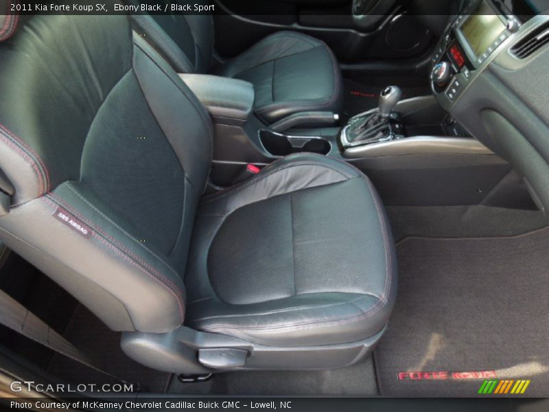  2011 Forte Koup SX Black Sport Interior