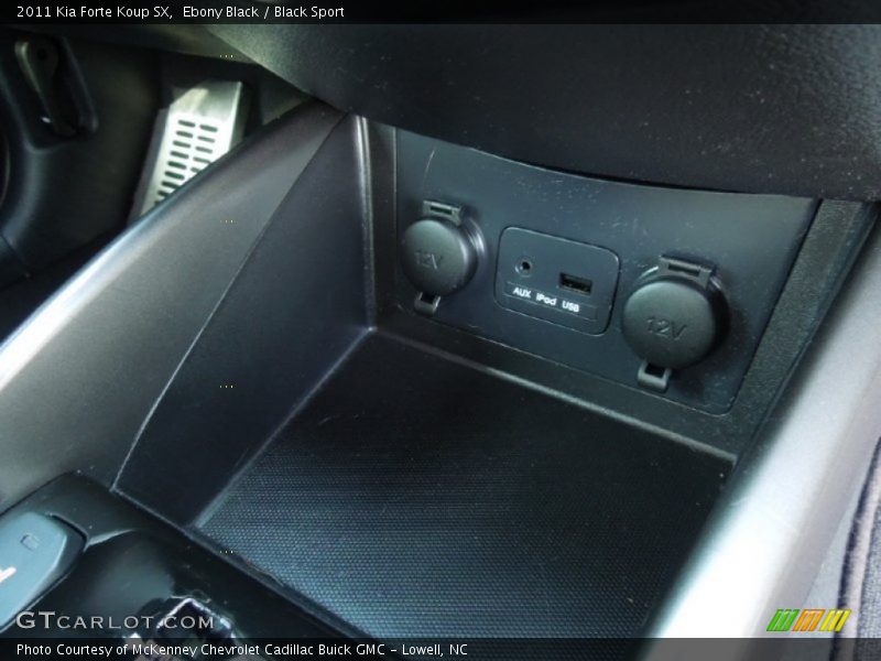 Ebony Black / Black Sport 2011 Kia Forte Koup SX