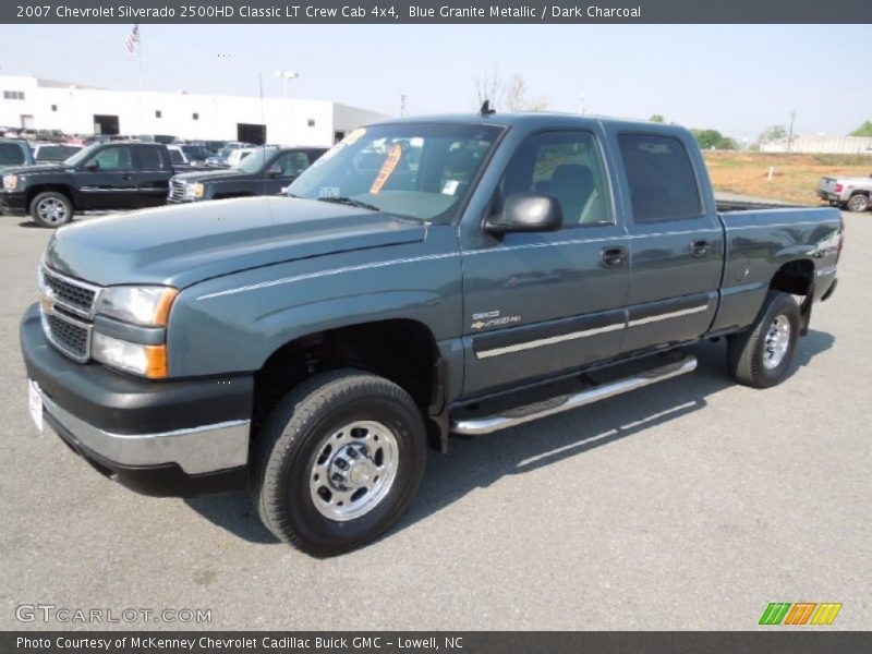 Blue Granite Metallic / Dark Charcoal 2007 Chevrolet Silverado 2500HD Classic LT Crew Cab 4x4
