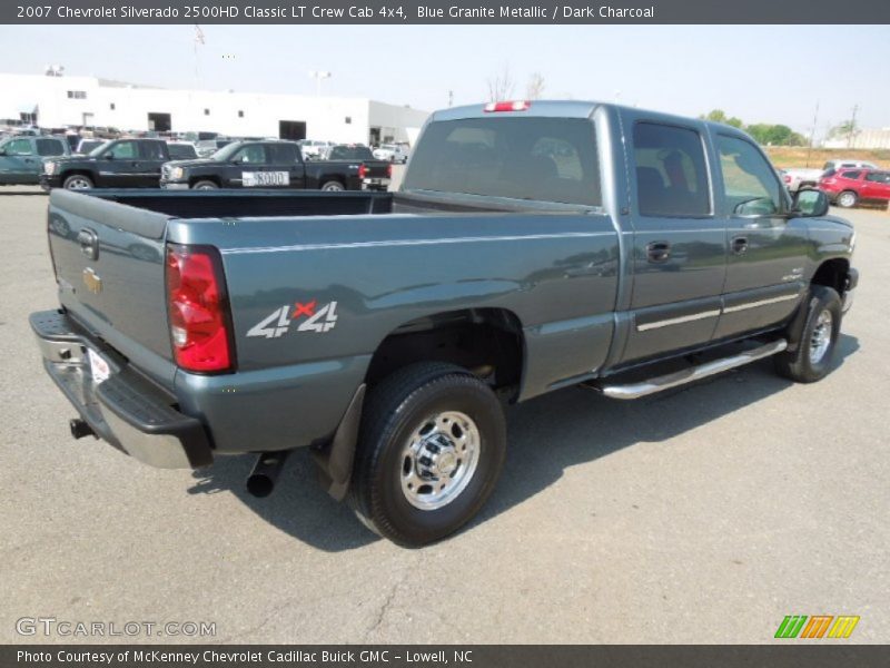 Blue Granite Metallic / Dark Charcoal 2007 Chevrolet Silverado 2500HD Classic LT Crew Cab 4x4