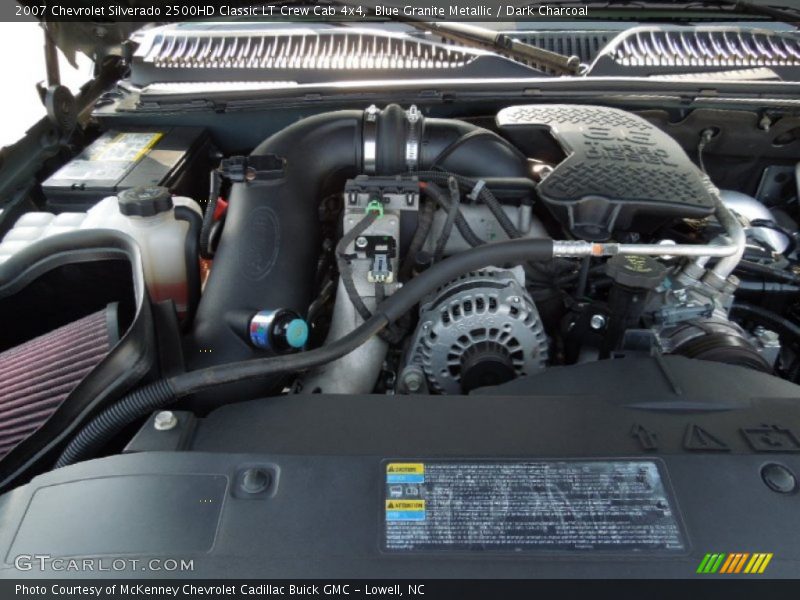 Blue Granite Metallic / Dark Charcoal 2007 Chevrolet Silverado 2500HD Classic LT Crew Cab 4x4