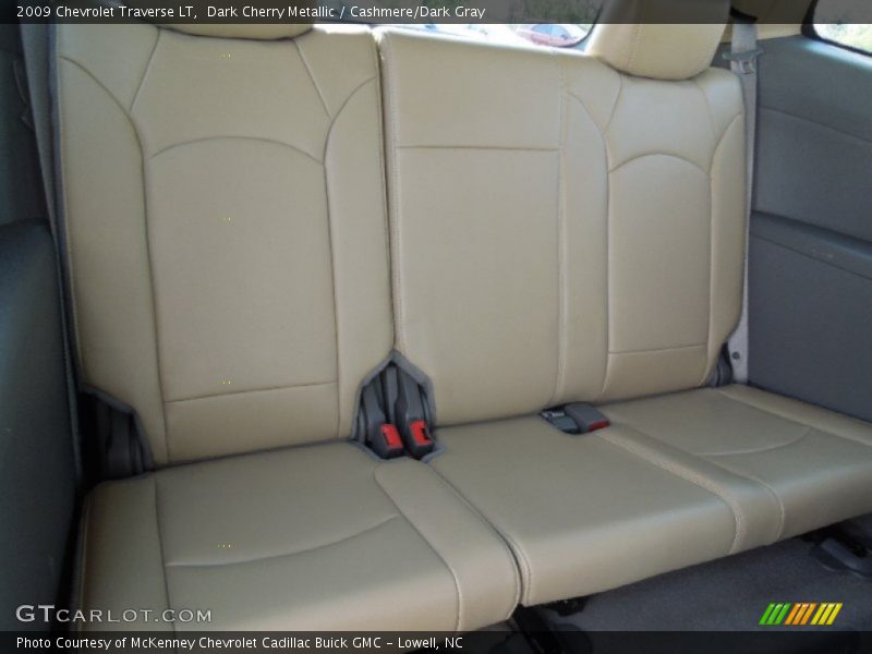 Rear Seat of 2009 Traverse LT