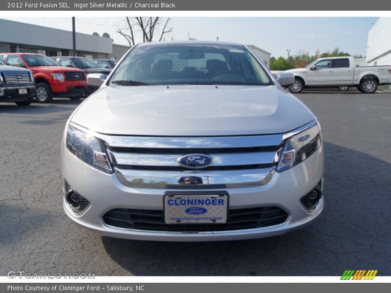 Ingot Silver Metallic / Charcoal Black 2012 Ford Fusion SEL