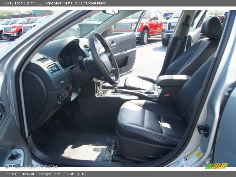 Ingot Silver Metallic / Charcoal Black 2012 Ford Fusion SEL