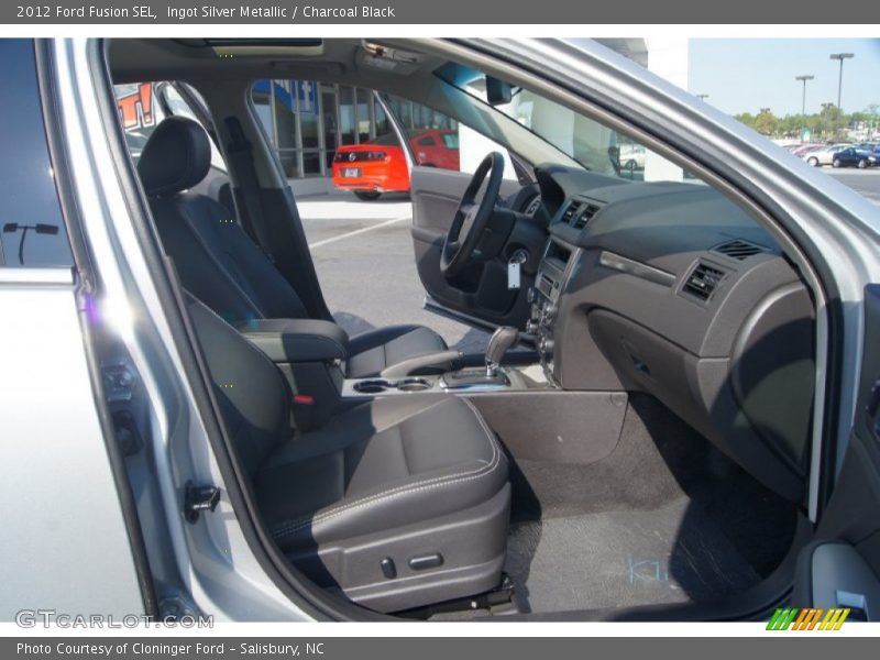 Ingot Silver Metallic / Charcoal Black 2012 Ford Fusion SEL
