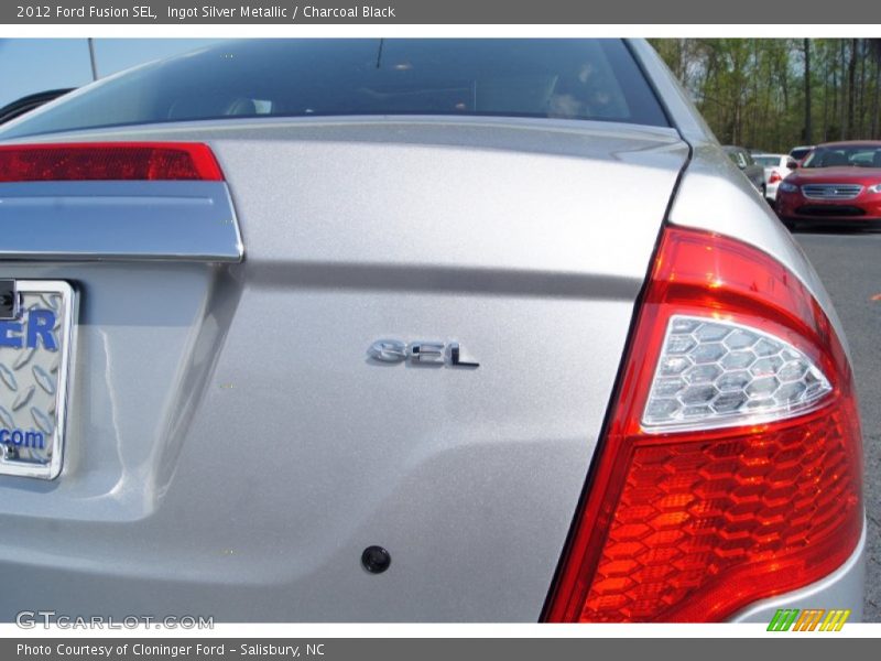 Ingot Silver Metallic / Charcoal Black 2012 Ford Fusion SEL