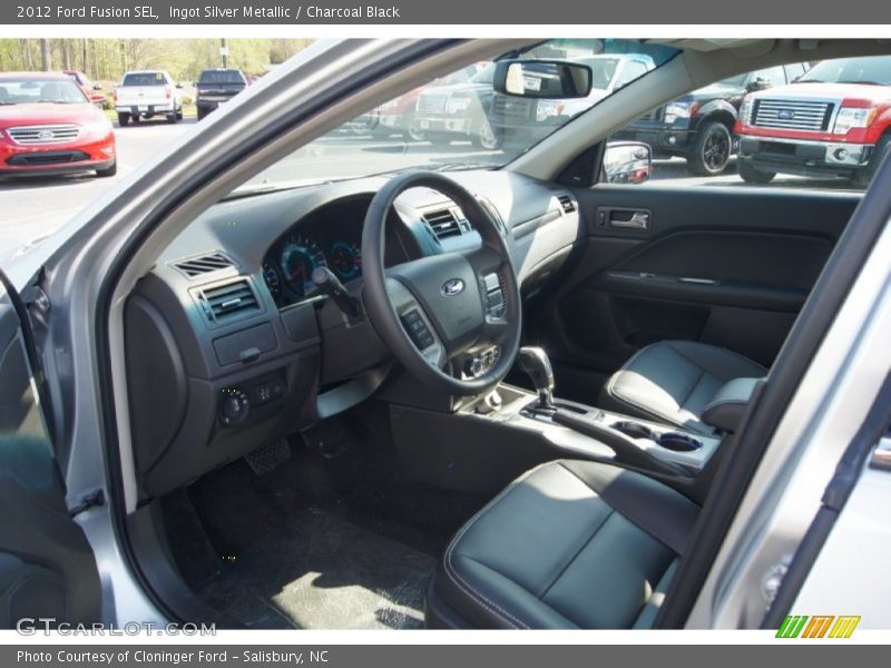 Ingot Silver Metallic / Charcoal Black 2012 Ford Fusion SEL
