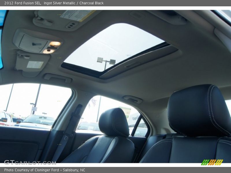 Ingot Silver Metallic / Charcoal Black 2012 Ford Fusion SEL