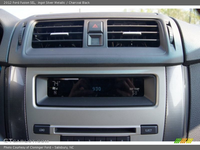 Ingot Silver Metallic / Charcoal Black 2012 Ford Fusion SEL
