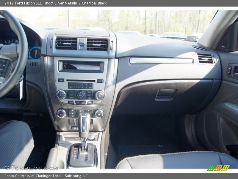 Ingot Silver Metallic / Charcoal Black 2012 Ford Fusion SEL