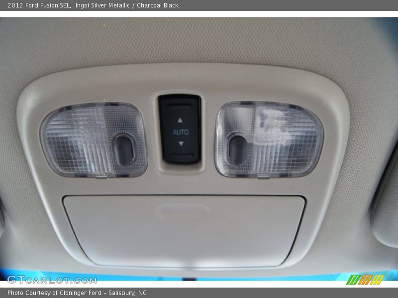Ingot Silver Metallic / Charcoal Black 2012 Ford Fusion SEL