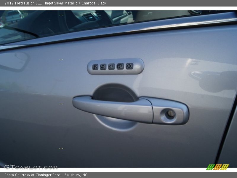 Ingot Silver Metallic / Charcoal Black 2012 Ford Fusion SEL