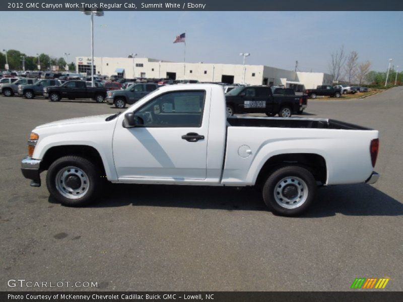 Summit White / Ebony 2012 GMC Canyon Work Truck Regular Cab