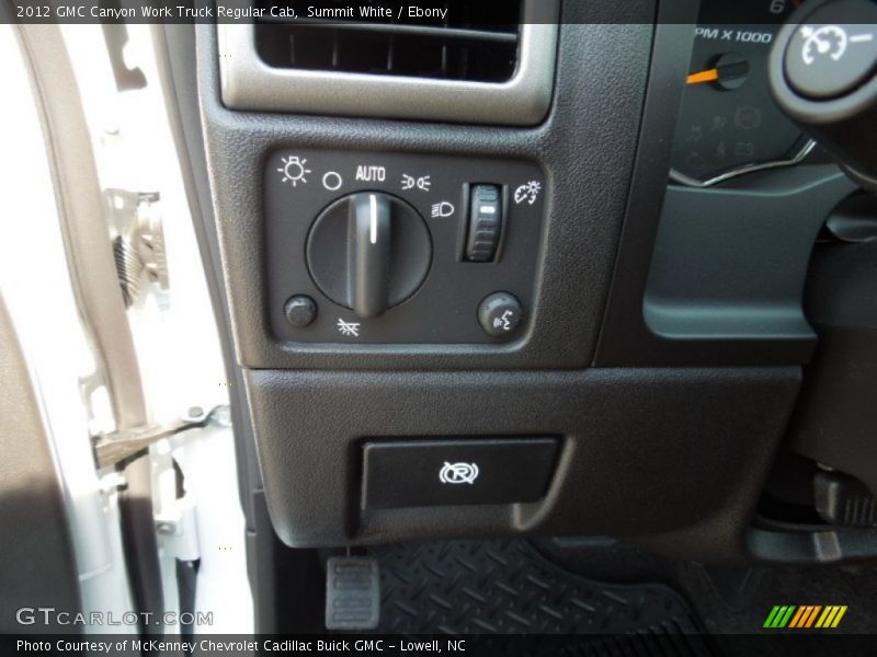 Summit White / Ebony 2012 GMC Canyon Work Truck Regular Cab
