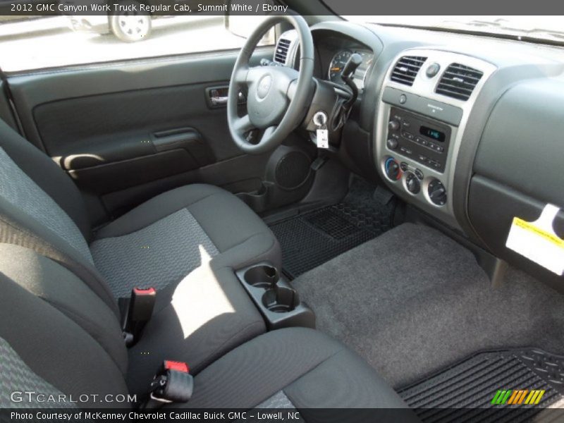 Summit White / Ebony 2012 GMC Canyon Work Truck Regular Cab