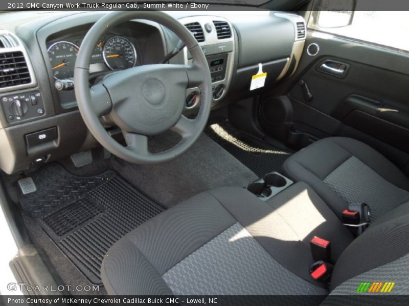 Summit White / Ebony 2012 GMC Canyon Work Truck Regular Cab