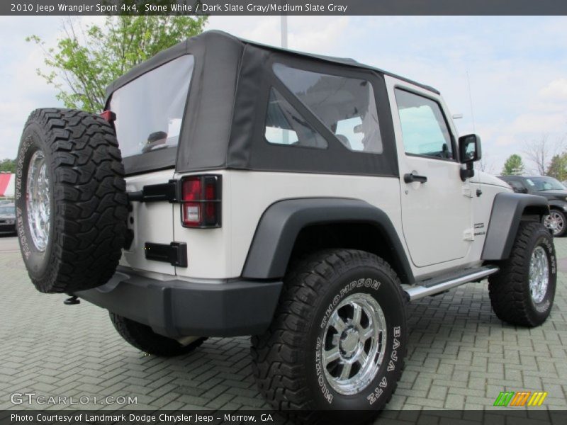 Stone White / Dark Slate Gray/Medium Slate Gray 2010 Jeep Wrangler Sport 4x4
