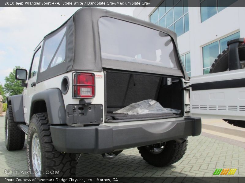 Stone White / Dark Slate Gray/Medium Slate Gray 2010 Jeep Wrangler Sport 4x4