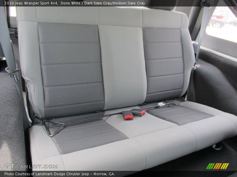 Stone White / Dark Slate Gray/Medium Slate Gray 2010 Jeep Wrangler Sport 4x4