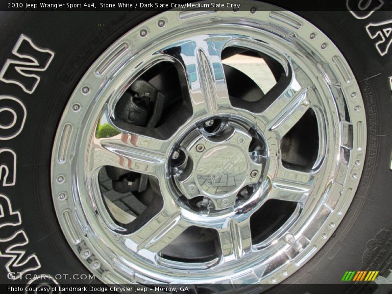 Stone White / Dark Slate Gray/Medium Slate Gray 2010 Jeep Wrangler Sport 4x4