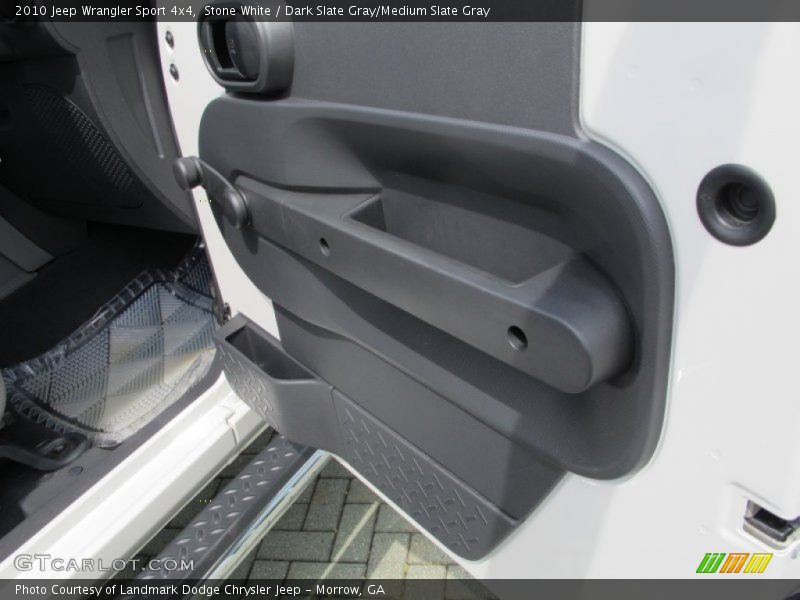 Stone White / Dark Slate Gray/Medium Slate Gray 2010 Jeep Wrangler Sport 4x4