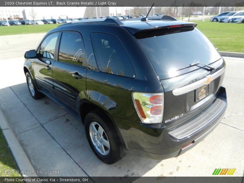 Black Granite Metallic / Light Gray 2009 Chevrolet Equinox LT