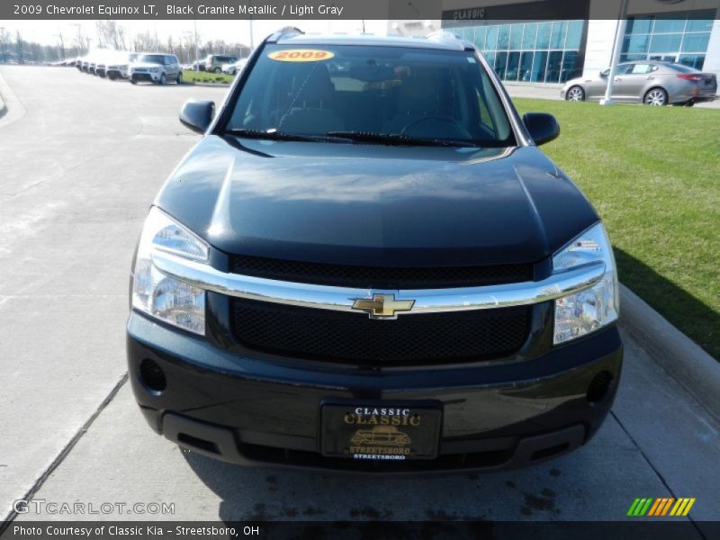 Black Granite Metallic / Light Gray 2009 Chevrolet Equinox LT