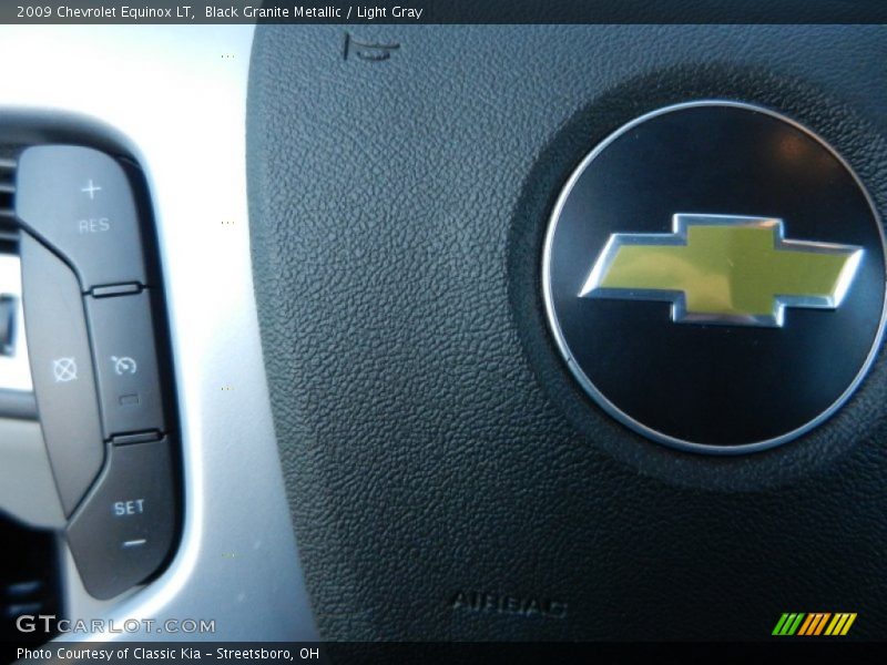 Black Granite Metallic / Light Gray 2009 Chevrolet Equinox LT