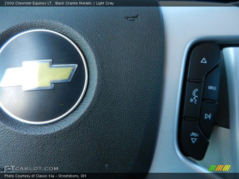 Black Granite Metallic / Light Gray 2009 Chevrolet Equinox LT
