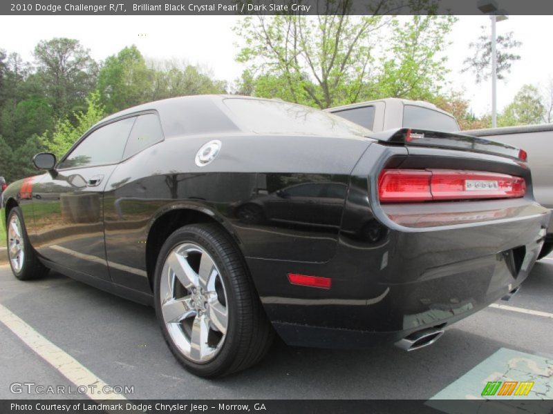 Brilliant Black Crystal Pearl / Dark Slate Gray 2010 Dodge Challenger R/T