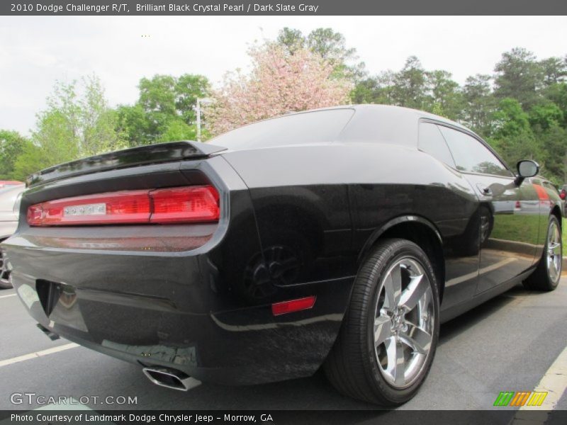 Brilliant Black Crystal Pearl / Dark Slate Gray 2010 Dodge Challenger R/T