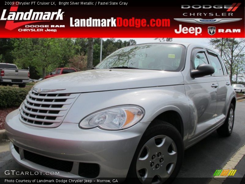 Bright Silver Metallic / Pastel Slate Gray 2009 Chrysler PT Cruiser LX