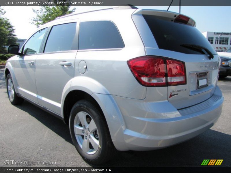 Bright Silver Metallic / Black 2011 Dodge Journey Express