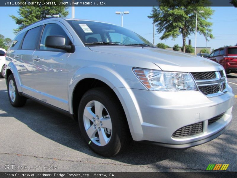 Bright Silver Metallic / Black 2011 Dodge Journey Express