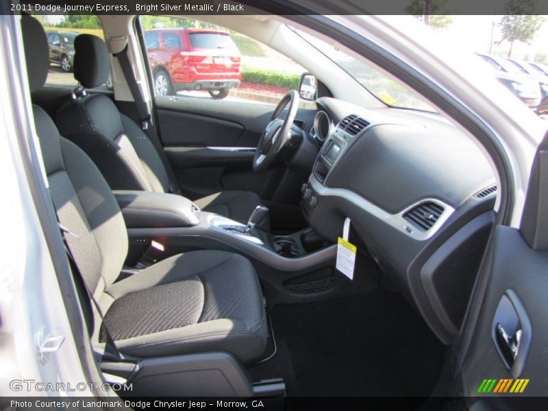 Bright Silver Metallic / Black 2011 Dodge Journey Express