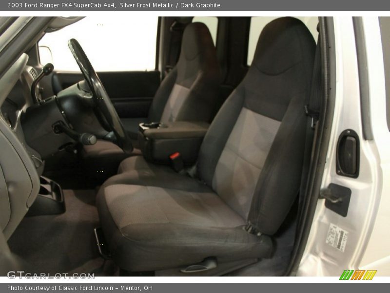 Silver Frost Metallic / Dark Graphite 2003 Ford Ranger FX4 SuperCab 4x4