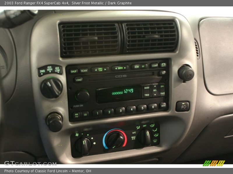 Silver Frost Metallic / Dark Graphite 2003 Ford Ranger FX4 SuperCab 4x4