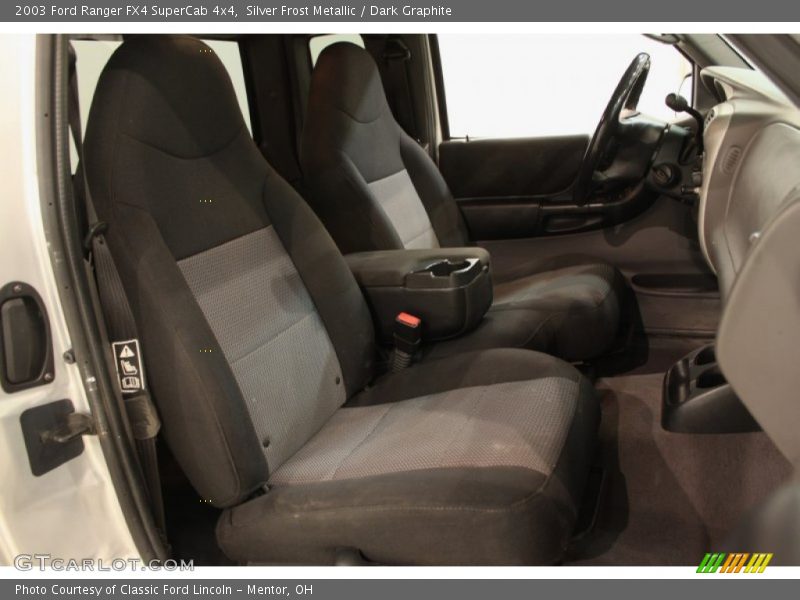 Silver Frost Metallic / Dark Graphite 2003 Ford Ranger FX4 SuperCab 4x4